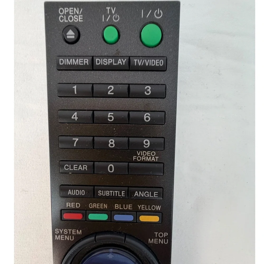 Sony RMT-B101A Blu-ray Disc Player Remote Control Genuine OEM Replacement 105-15